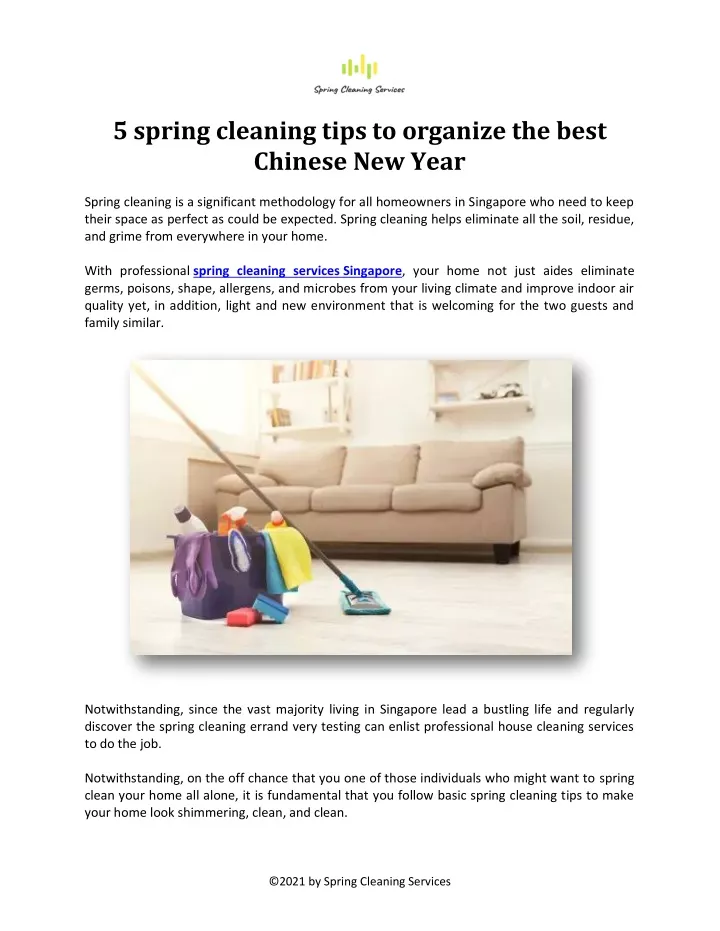 5 spring cleaning tips to organize the best