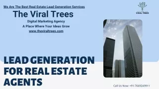 Realestate Lead Generation Services | The Viral Trees