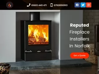 Reputed Fireplace Installers In Norfolk