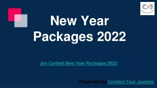 Jim Corbett New Year Packages 2022| Corbett New Year Packages