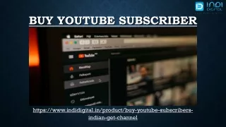 How to buy Youtube Subscriber in India