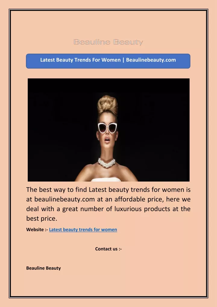latest beauty trends for women beaulinebeauty com