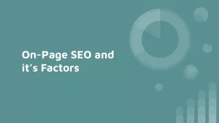 On-Page SEO and it’s Factors