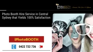 Photo Booth Hire Service and Packages in Central Sydney