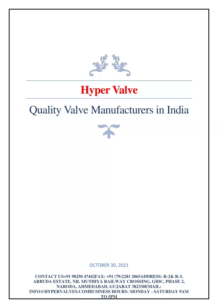 hyper valve