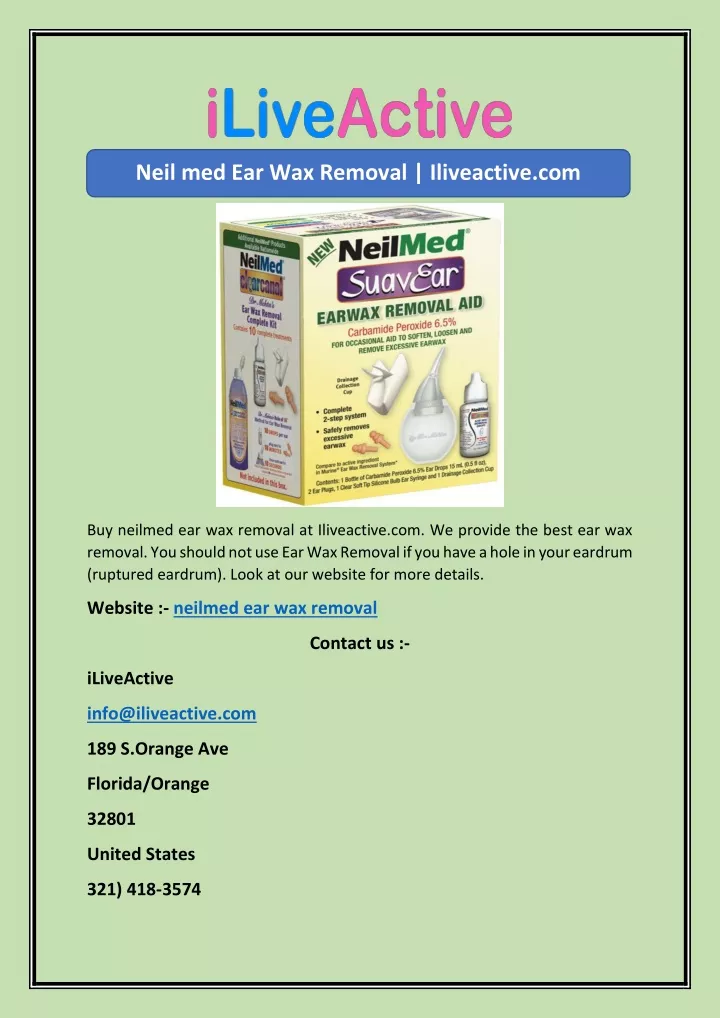 neil med ear wax removal iliveactive com