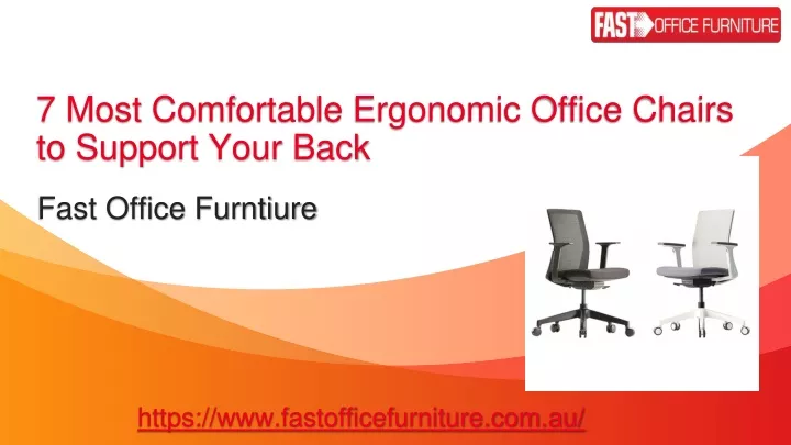 7 most comfortable ergonomic office chairs