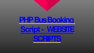 php bus booking