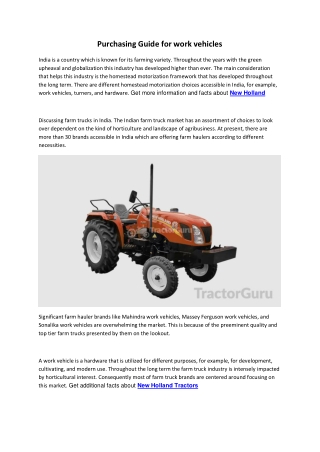 new holland tractor price
