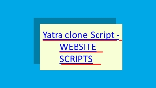 yatra clone script website scripts