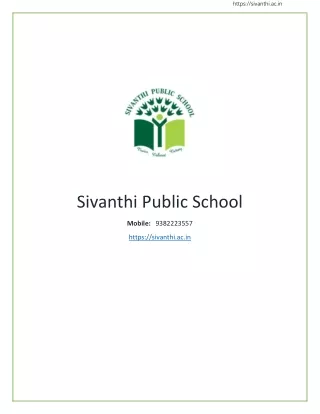 https sivanthi ac in