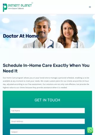 Premium Home Healthcare services in Kolkata