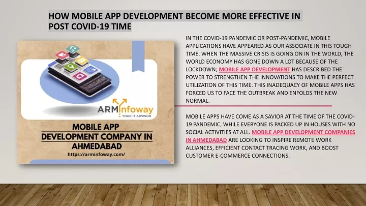 how mobile app development become more effective in post covid 19 time