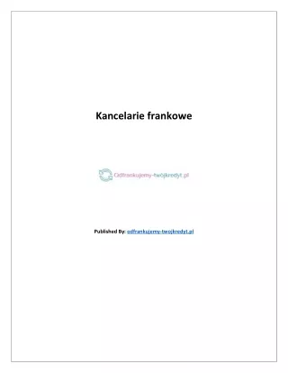 Kancelarie frankowe