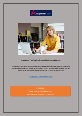 assignment proofreading services assignmentvibe