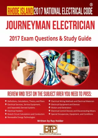 EBOOK Rhode Island 2017 Journeyman Electrician Study Guide