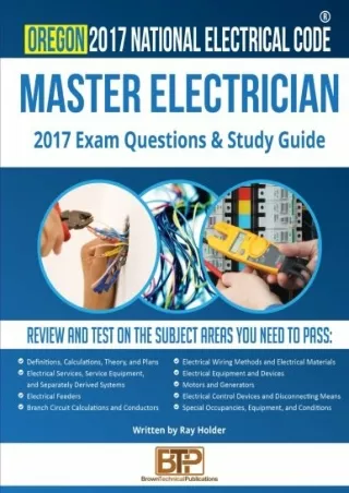 READ Oregon 2017 Master Electrician Study Guide