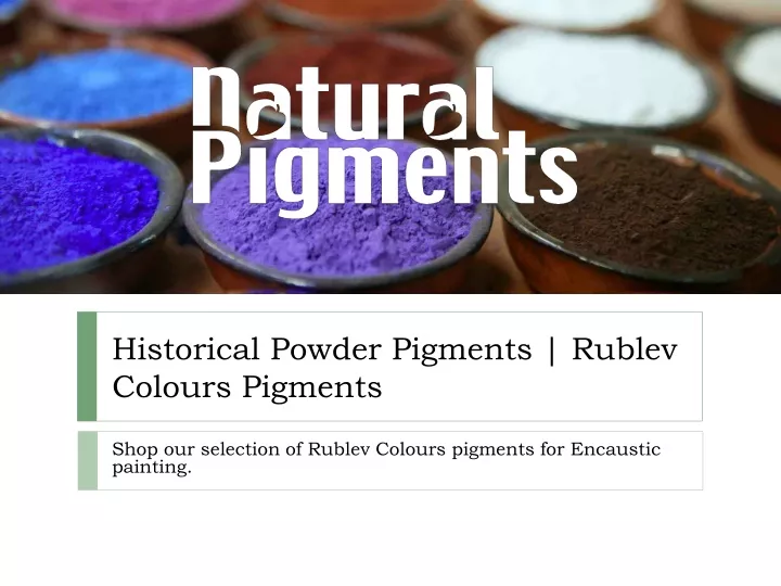 historical powder pigments rublev colours pigments