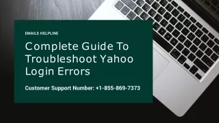 Complete Guide To Troubleshoot Yahoo Login Errors