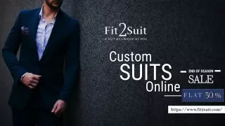 Custom Suits Online-Fit2suit