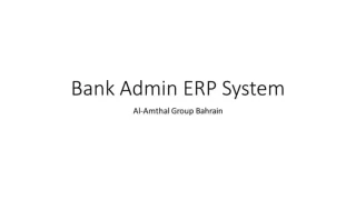 Bank Admin ERP