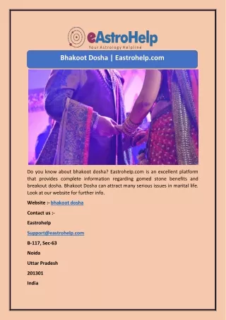 bhakoot dosha eastrohelp com