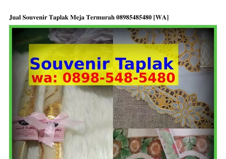 jual souvenir taplak meja termurah 08985485480 wa