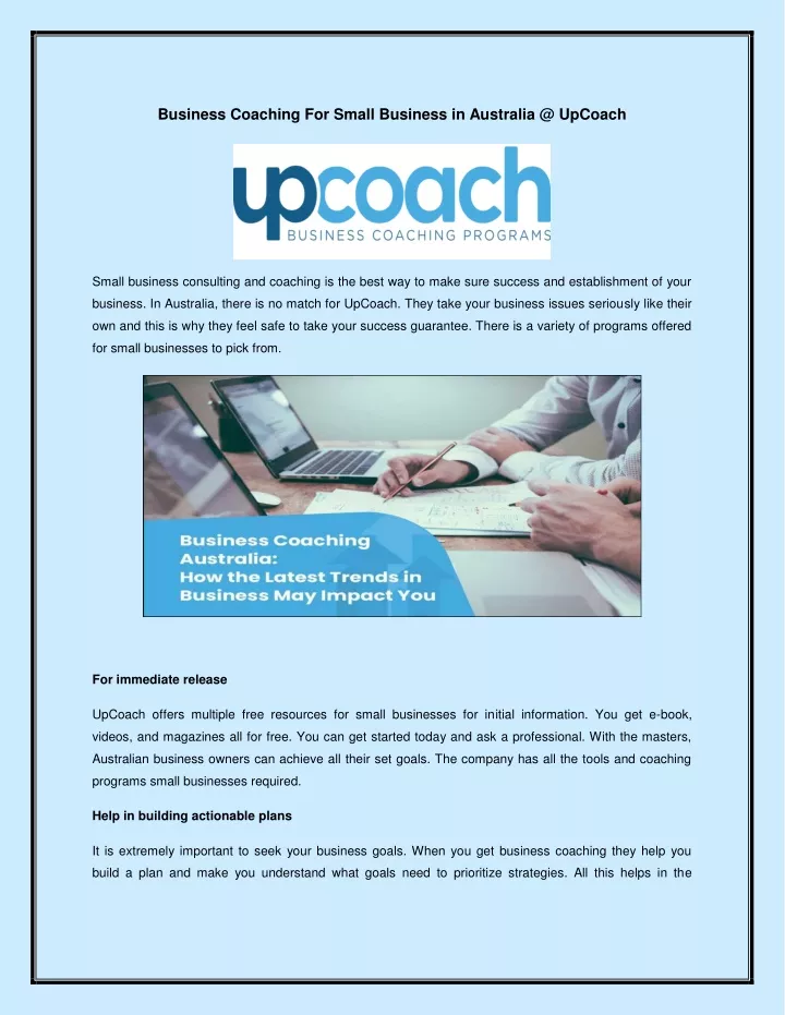 business coaching for small business in australia