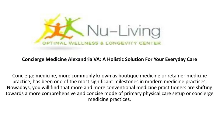 concierge medicine alexandria va a holistic