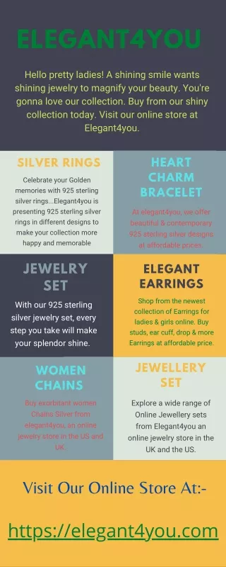 ELEGANT4YOU an online jewelry store