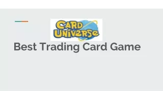 Best Trading Card Game