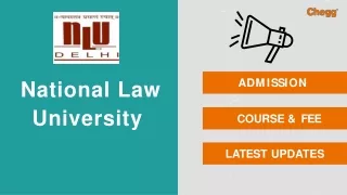 national law university
