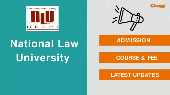 national law university