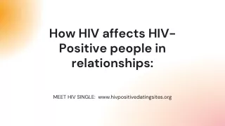 how hiv affects hiv positive people