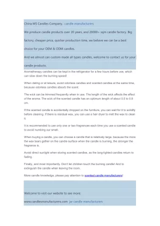 aromatherapy candle burning precautions