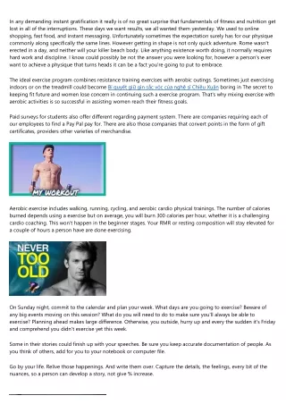 7 Keys To Getting Fit And Amp - Staying Fit!