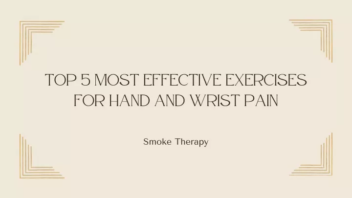 top 5 most effective exercises