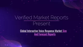 verified market reports present
