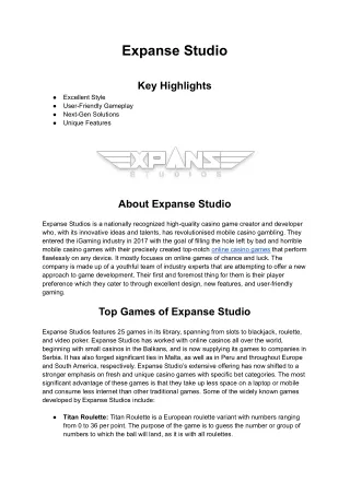 expanse studio