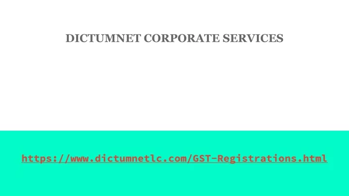 dictumnet corporate services