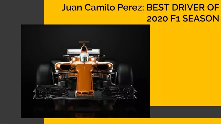 juan camilo perez best driver of 2020 f1 season