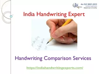 handwriting comparison services