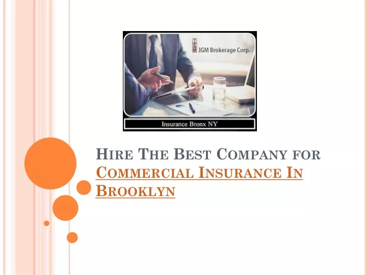 hire the best company for commercial insurance in brooklyn