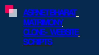 asp net bharat matrimony clone website scripts