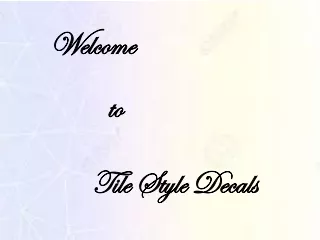 welcome welcome