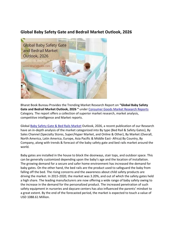 global baby safety gate and bedrail market