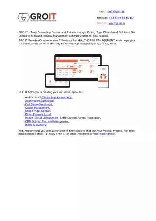 email info@groit in