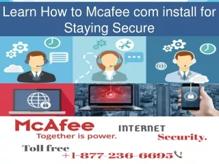 Mcafee com install