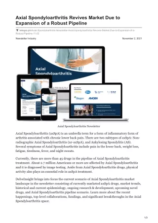 axial spondyloarthritis revives market