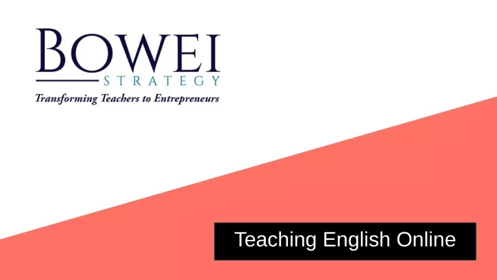 teaching english online